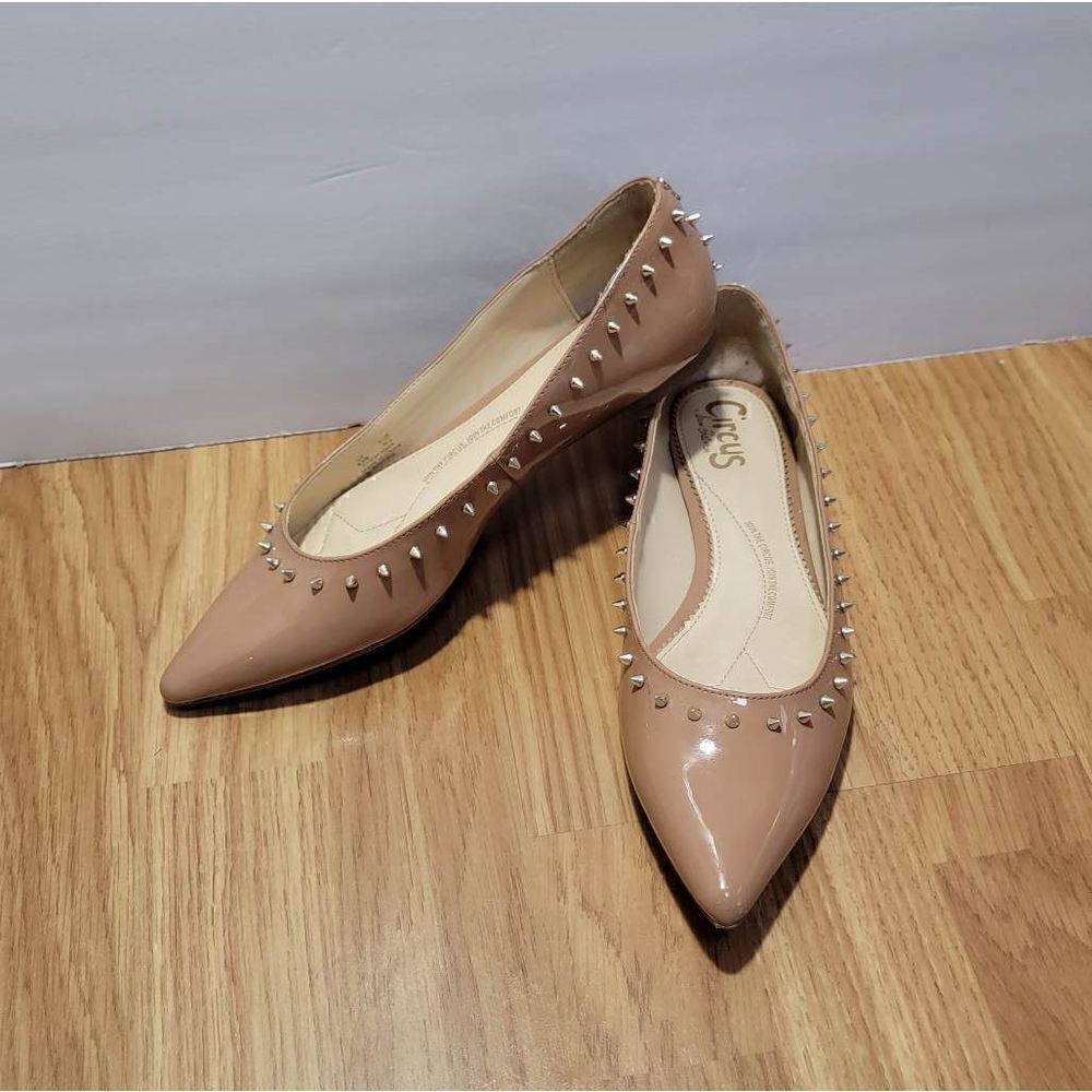 Sam Edelman Pointed Rockstud Ballet Flats 6.5